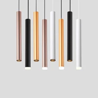 led long tube cylindrical spotlight hotel bar chandelier at the front desk creative simple and personalized restaurant with as