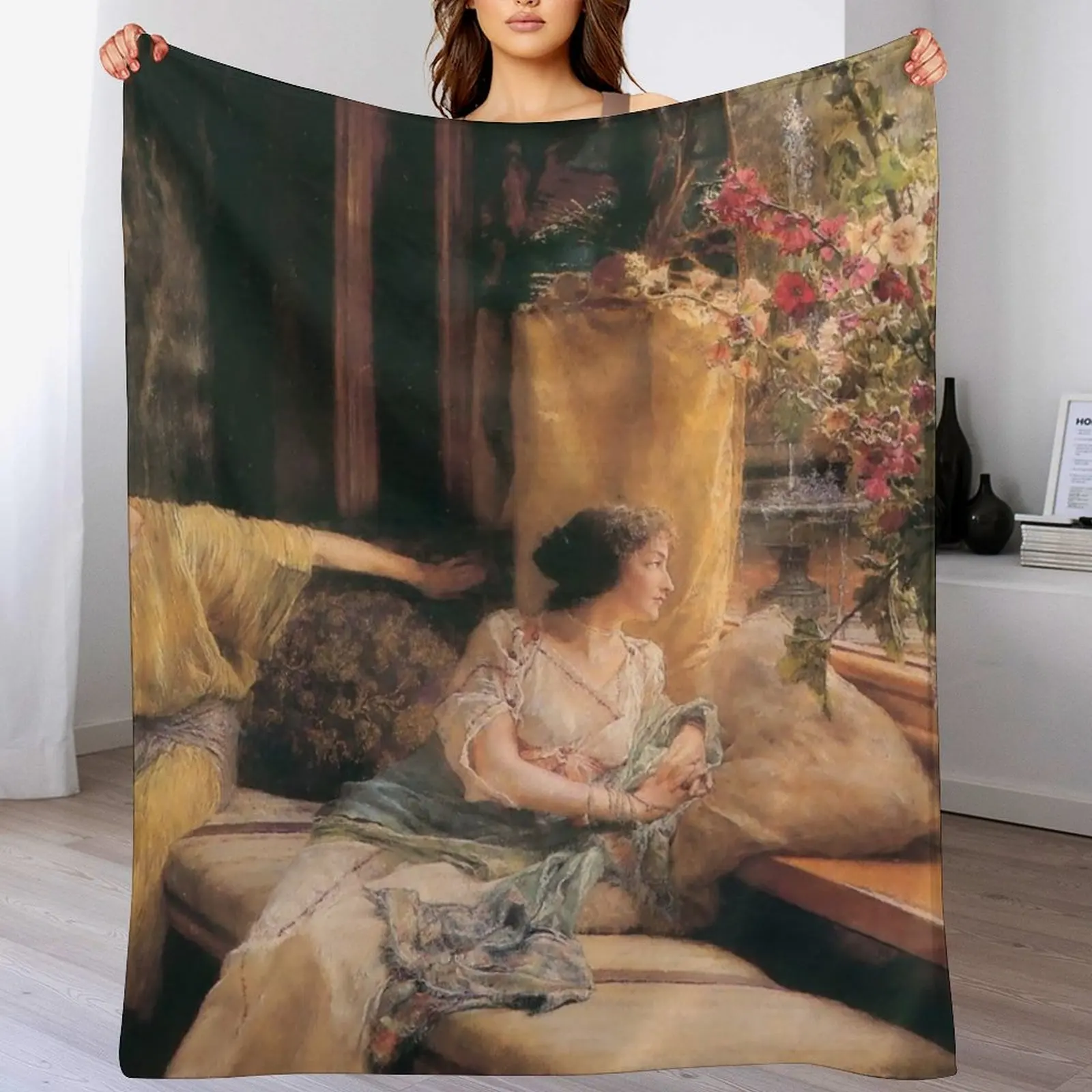 Надувное одеяло-сэр Лоренс Альма-тадема-1900 огромные мягкие одеяла для дивана