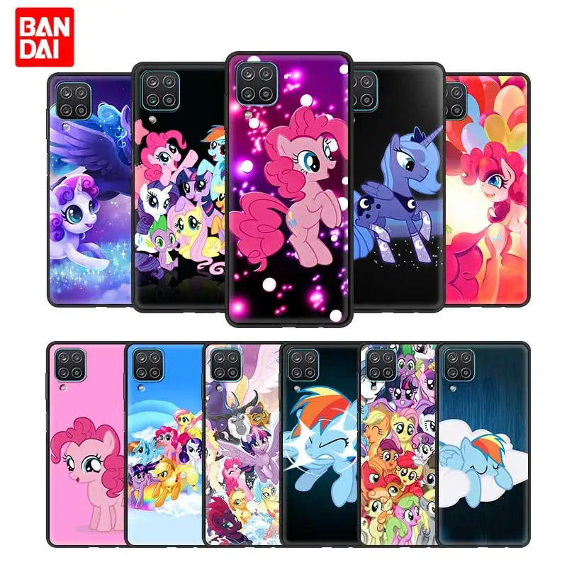 

My Little Pony Horse Color Rainbow Phone Case for Samsung Galaxy A12 A52 A32 A72 A22 A02 A21 A51 A21s A02s 4G 5G Silicone Cover