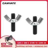 camvate 2 pcs 14 20 male thread grub screws hex socket set screws for light stand head camera photography accessories