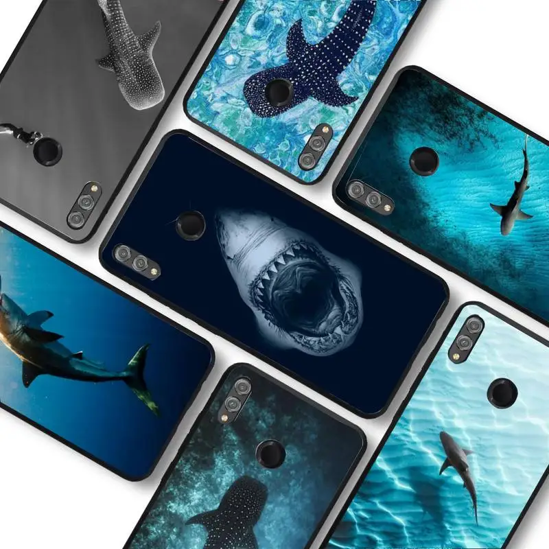 

MaiYaCa Shark Phone Case for Samsung S20 lite S21 S10 S9 plus for Redmi Note8 9pro for Huawei Y6 cover