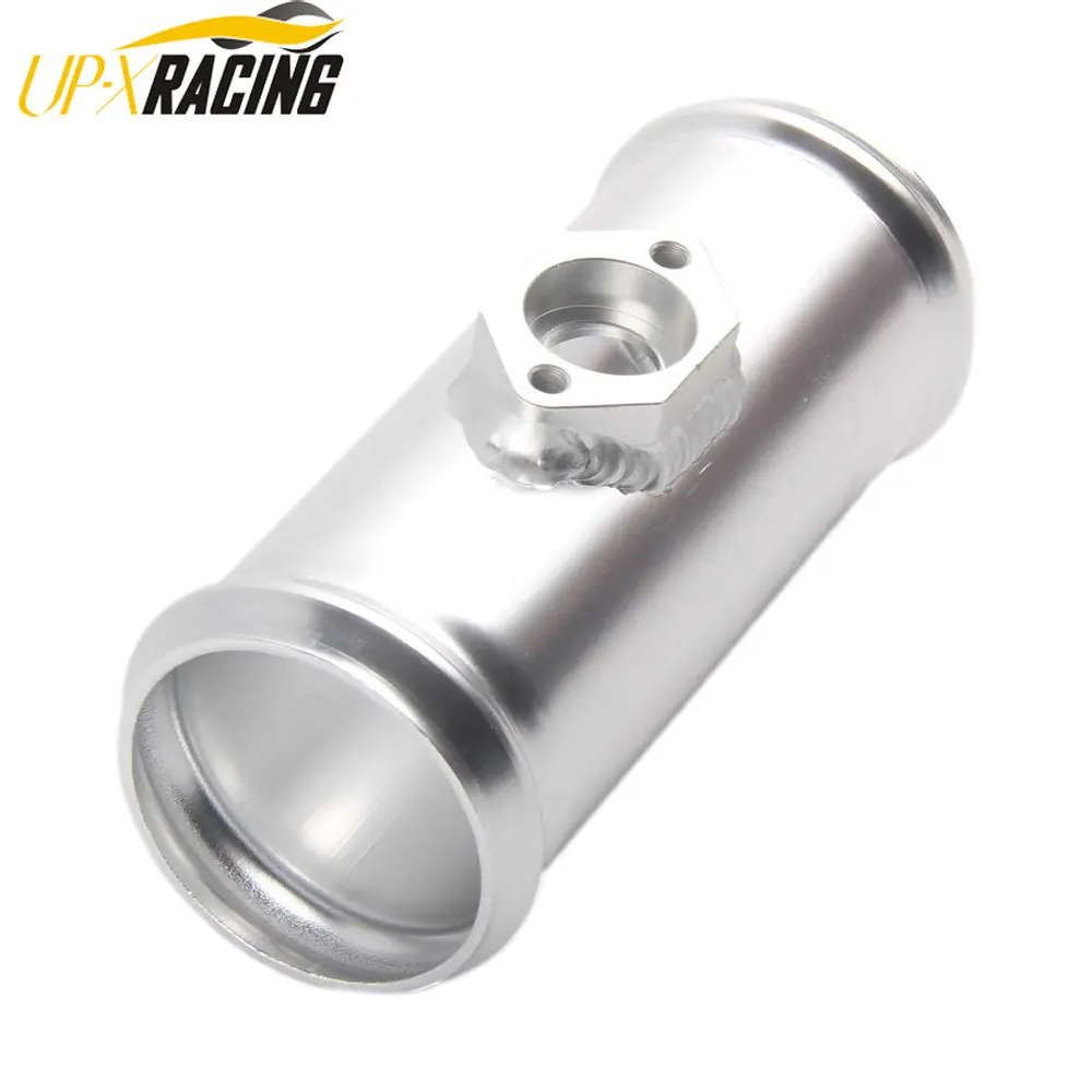 

2.5" 63mm Aluminum Flange pipe with Adapter Fits For Jetta Golf Beetle A4 MK4 1.8T Map Sensor Flange