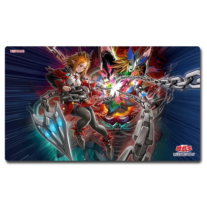 Фото Игровой коврик Yugioh Elvennotes Maddening Rhapsodia Yu-Gi-Oh! TCG OCG Коллекционные карточные игры Коврик Duel Plate Резиновый коврик для карт Коврик для мыши №3