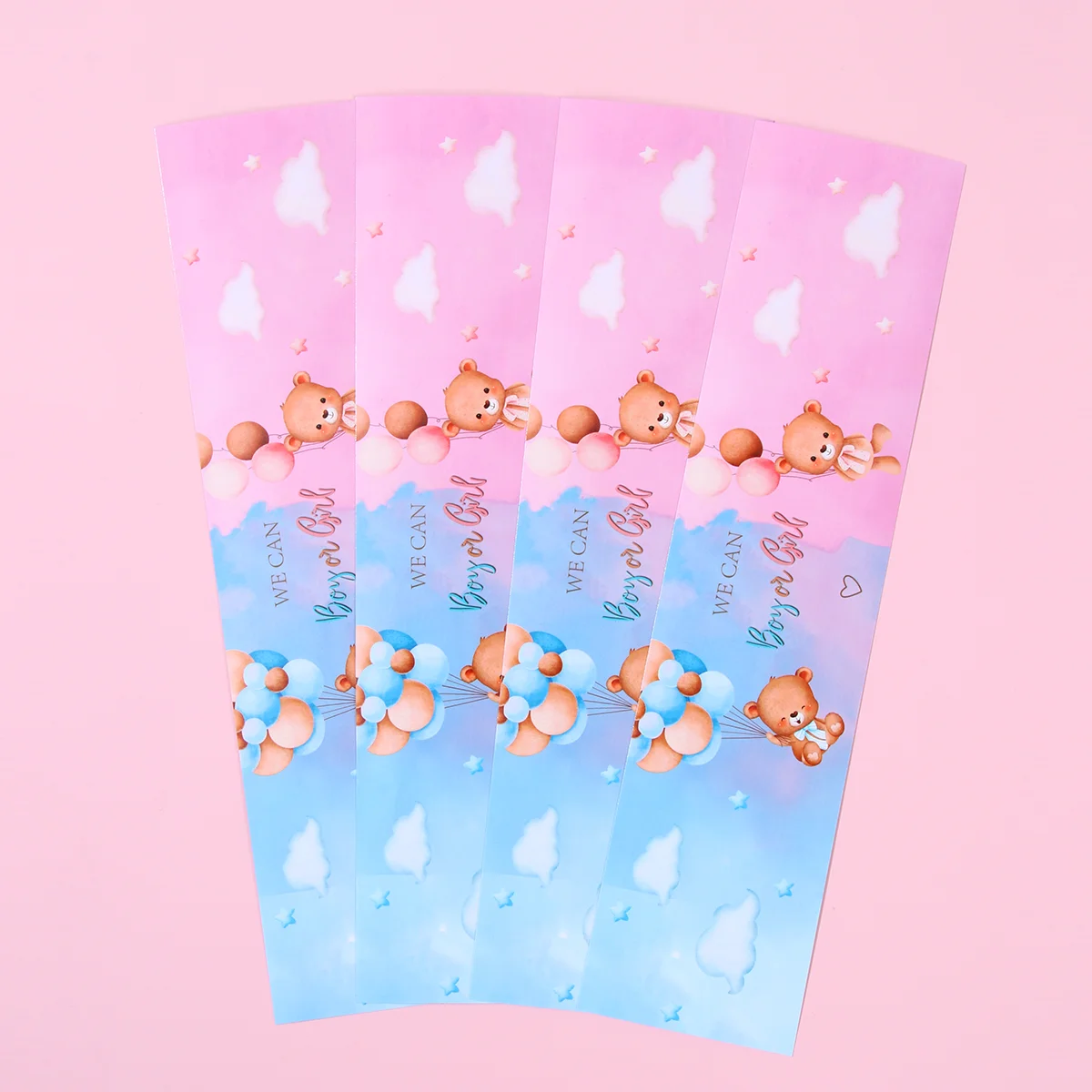 Наклейки на бутылки с водой для мальчиков или девочек 10 шт.