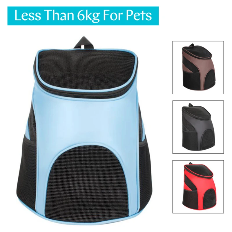

Portable Foldable Mesh Pet Carrier Dog Backpack Breathable Bag Dog Cat Large Capacity Outdoor Travel Carrier Double Shoulder Bag