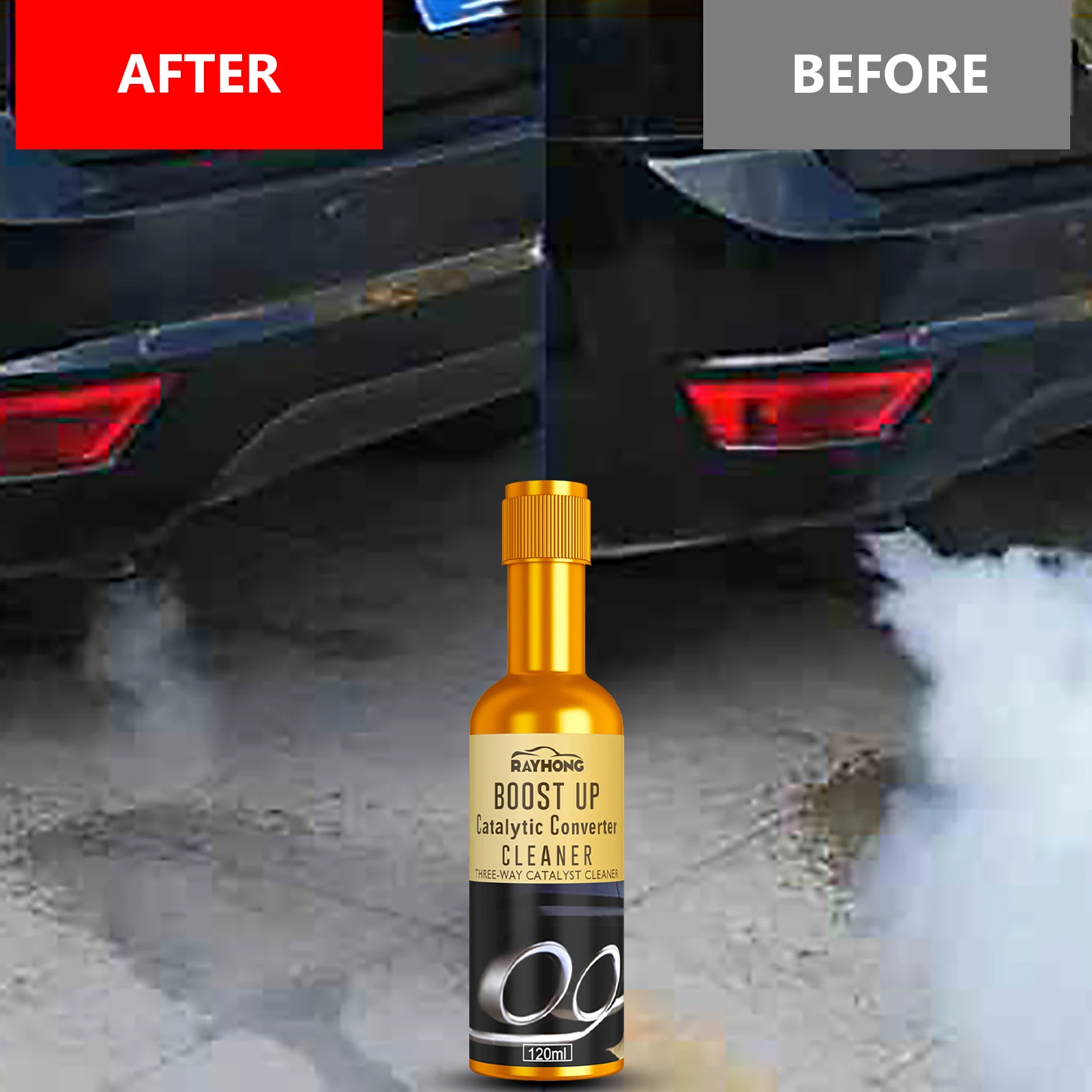 

120ML Catalytic Converter Cleaner Automobiles Cleaner Catalysts Easy To Clean Engine Accelerators Removal Carbon