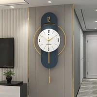 luxury metal wall clock modern design mute iron wrought clock battery digital clocks nightstand modern home decor horloge murale