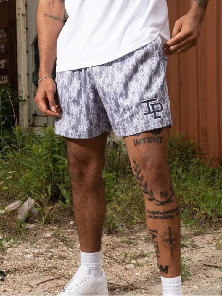 

Мужские дышащие сетчатые шорты, легкие повседневные быстросохнущие шорты для бега и тренировок, лето 2022