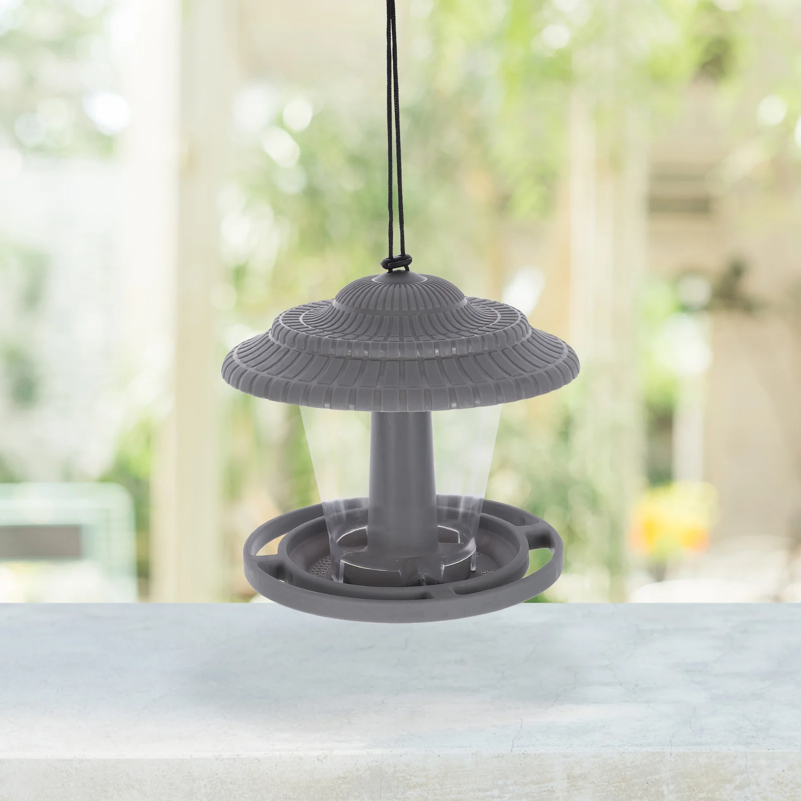 

Bird Feeder Feeders Outdoor Wild Clear Automatic Outdoors Hanging Waterproof Yard