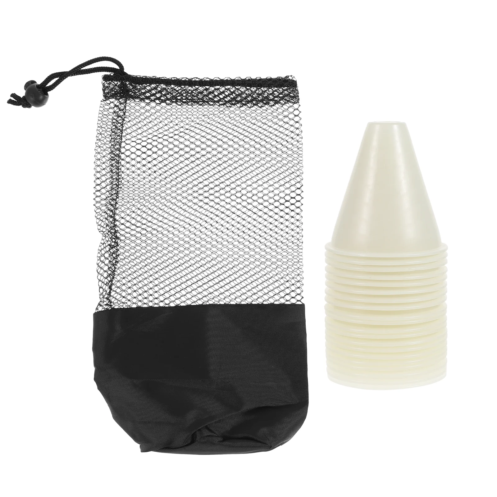 

1 Set of Luminous Marker Cone Windproof Skating Marker Cones Training Markers