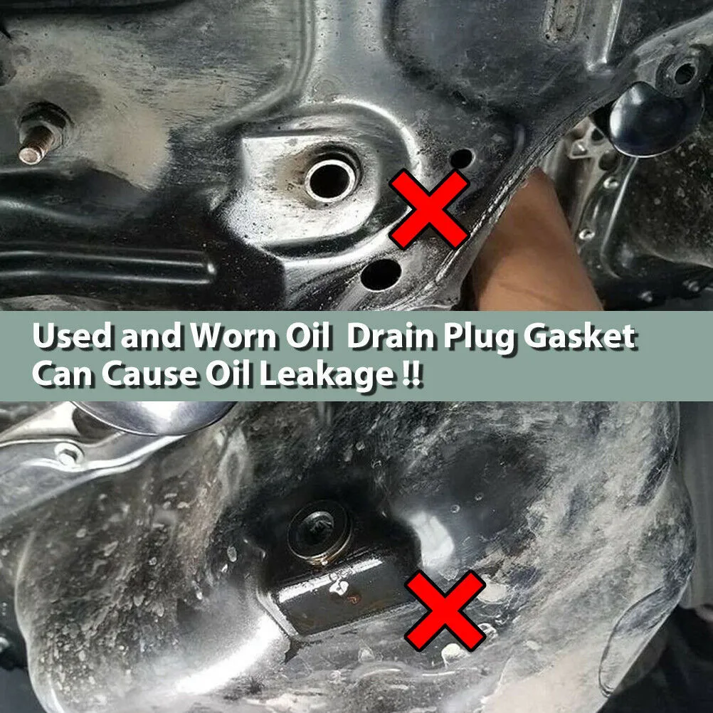 

20/10PCS Aluminum Oil Drain Plug Washer Gasket For Lexus #90430-12031/1210154042/1210154062/1210154130/1210163011
