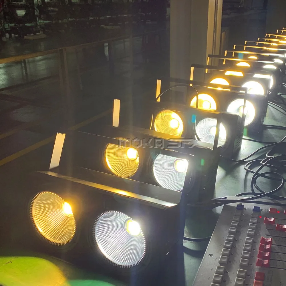 2x100 Вт COB светильник DMX сценический ing Effect Led Par Светильник Stage Blinders Холодный белый и