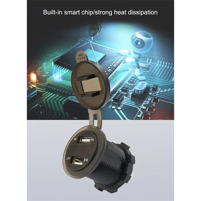 Автомобильное зарядное устройство с двумя USB-разъемами |