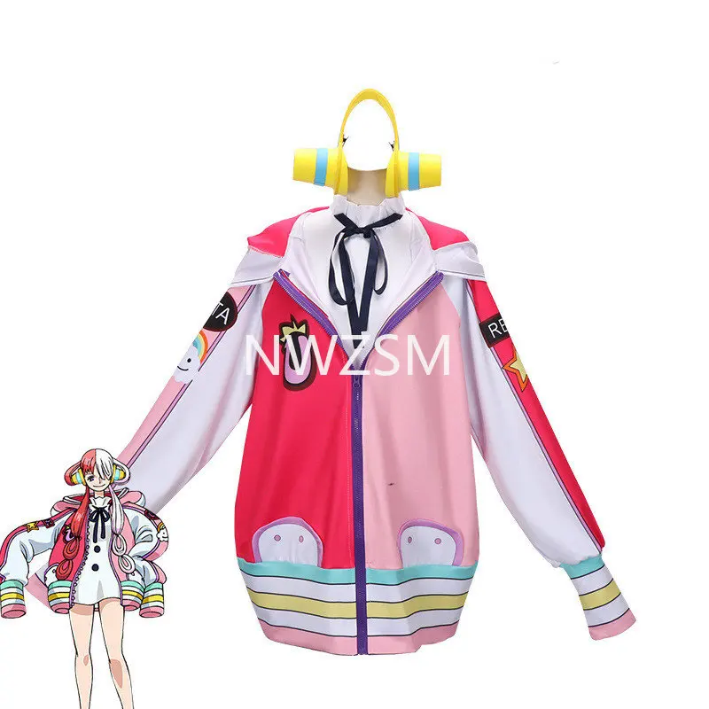 

Костюм для косплея Красной Уты из аниме «кусок», одежда для хэллоуивечерние, куртки, пальто, платья, костюм