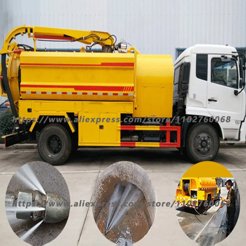 Очистка труб высокого давления насадка для мытья канализации 6-струйная