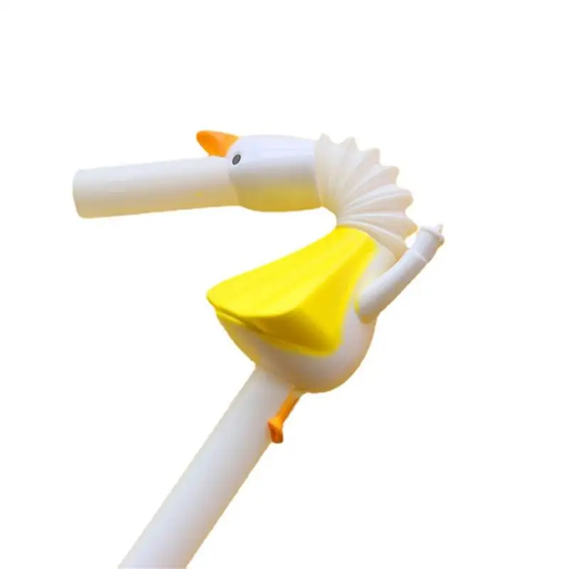 

Boba Tea Straw Environmental Protection Convenient Reusable Straws Unique Design Reusable Big White Goose Straw Milk Tea Straw