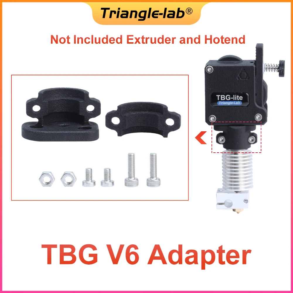 Нейлоновый адаптер Trianglelab TBG V6 SLS для 3D принтера Hotend Volcano Dragon CHC Rapido |