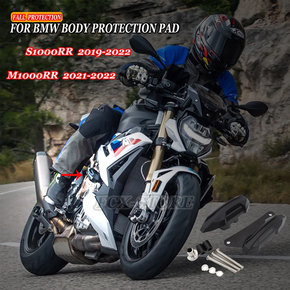 For BMW S1000RR M1000RR 2019 2020 2021 2022 Motorcycle Engine Body Protection Sliding Block Fall Protection Device