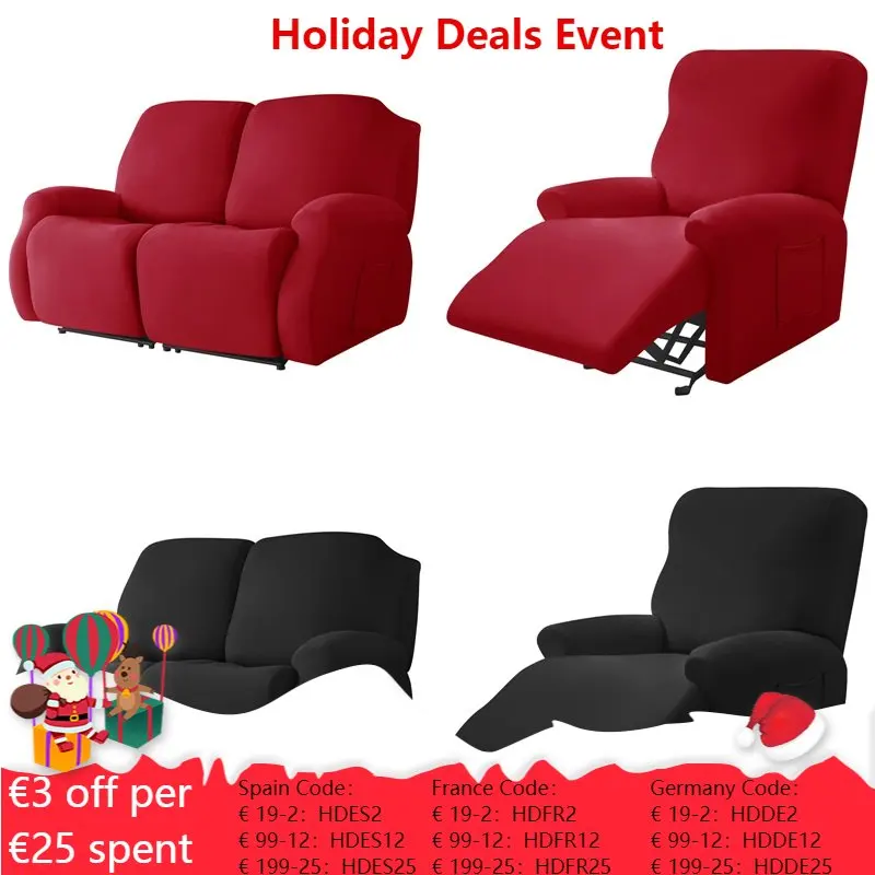 

1 2 Seater Recliner Sofa Covers Split Design Lazy Boy Chair Covers Elastic Armchair Covers Chair Sofa Slipcoves for Living Room