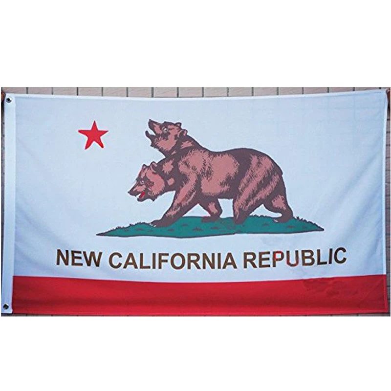 

90x150cm California Republic Flag California State Flag American Flag Polyester 3x5ft National Banner For Decoration
