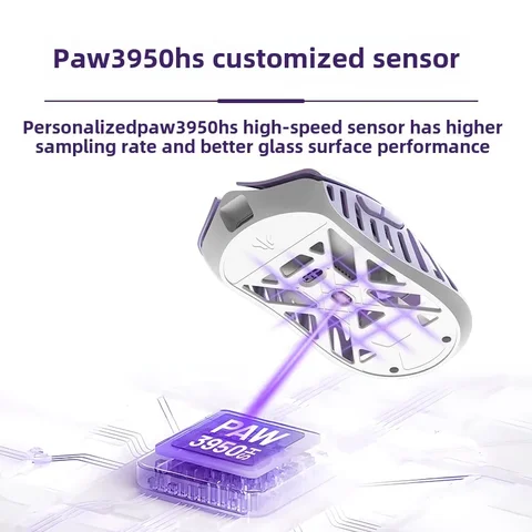 51⬜︎BEAST X MINI (Iceblue ) RI0909-3 ゲーミングマウス Beast X Mini アイスブルー WL-BX-Mi-Iceblue