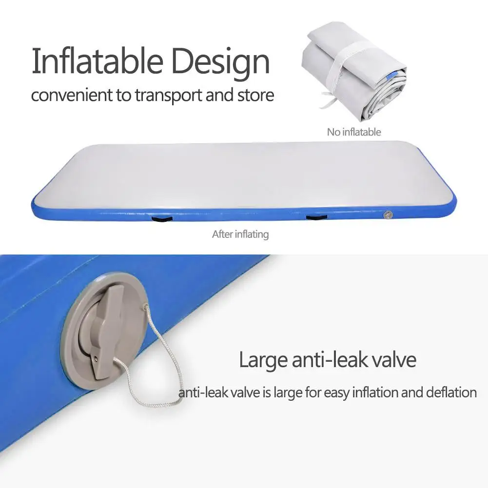 Gymasntics Track 4*4*0 2 м надувной коврик для акробатики AirTrack напольные коврики с