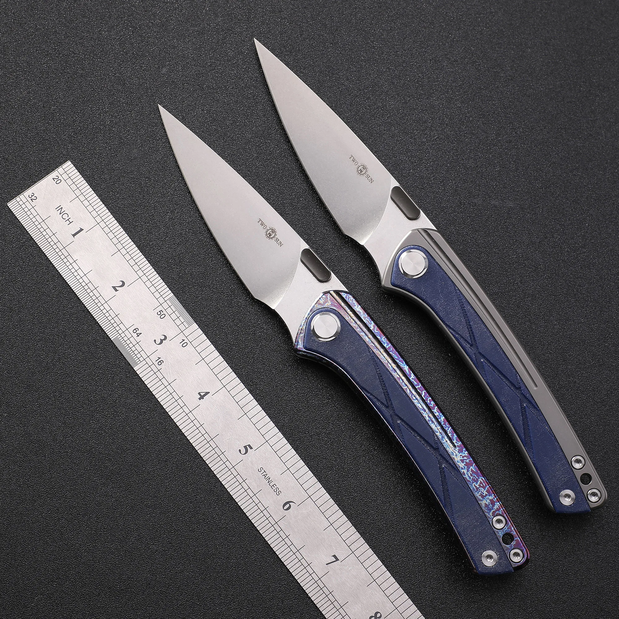 Складной нож TwoSun TS171 D2 сталь TC4 ручка EDC гаджеты для выживания на открытом воздухе