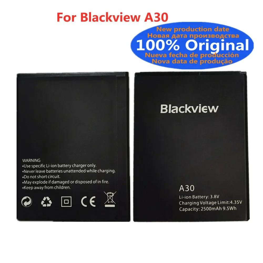 2500 мАч 100% оригинальный аккумулятор A30 для Blackview 5 дюйма MTK6580A сменный смартфона +