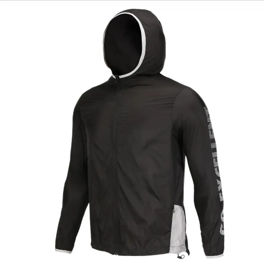 

Новинка 2019 года, куртка-бомбер с капюшоном на весну и осень, мужская повседневная приталенная тонкая верхняя одежда, пальто на молнии, одежд...