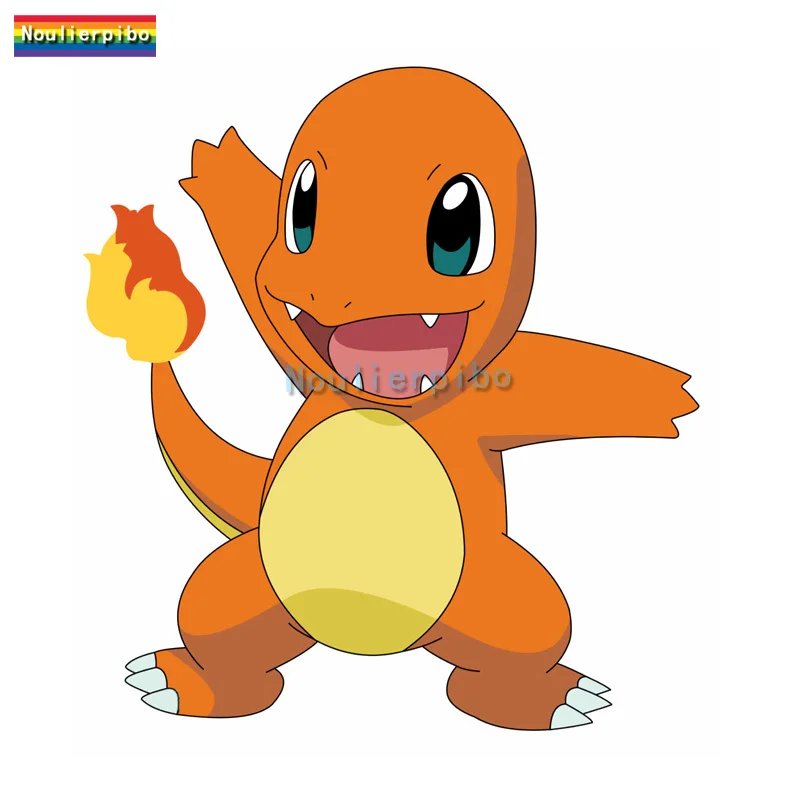 Креативные аниме наклейки на автомобиль с покемоном Пикачу маленький Огненный