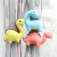 2pcsset lovely little dinosaur strap curtain clip tie back curtain hook accessories curtain buckle childrens room decoration