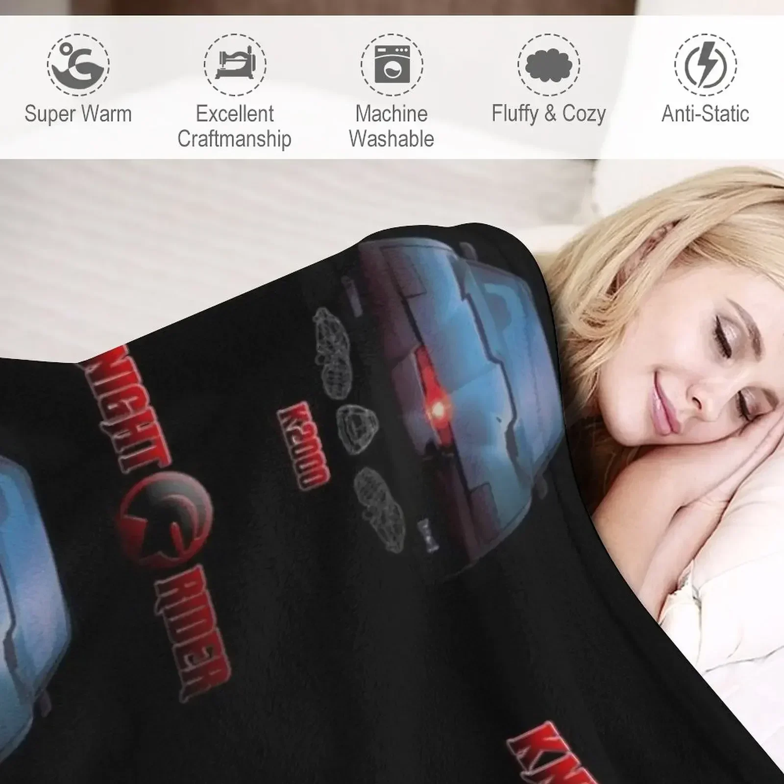 Одеяло Knight Rider K2000 на зиму детские термобелье для путешествий одеяла