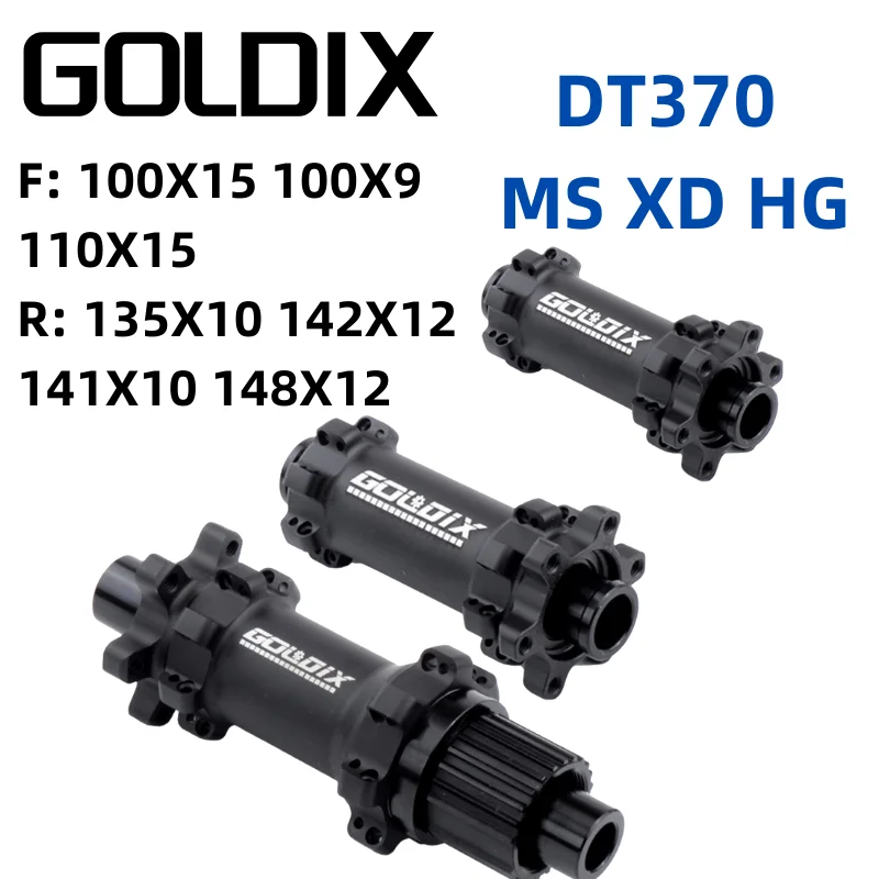 

GOLDIX 28H DT370 240 MS XD HG Mountain Road Bike Sealed Bearings Ultra-Light 350g Ratchet 36/60T Hub Support forSHIMANO forSRAM