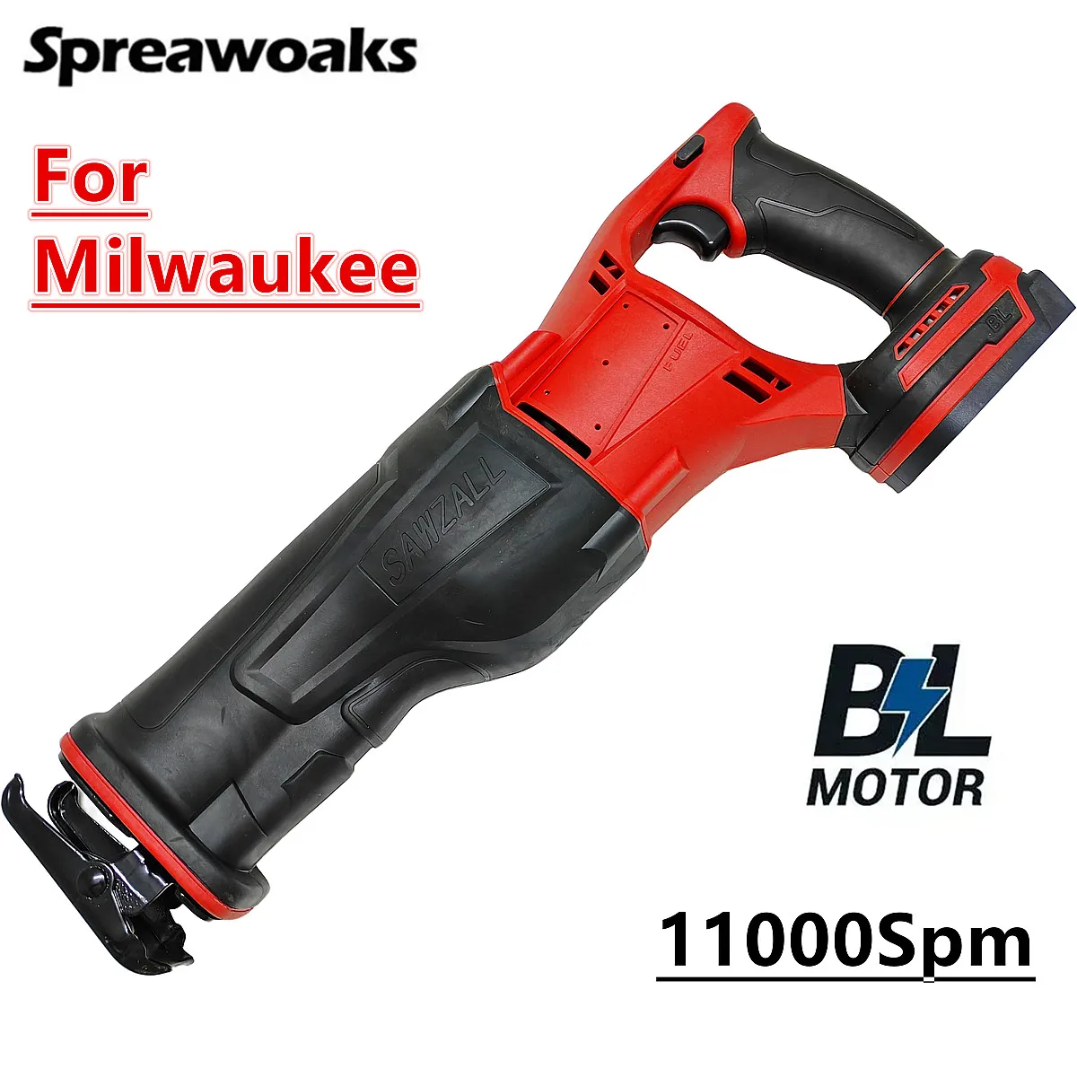 

Аккумуляторная бесщеточная сабельная пила Spreawoaks для Milwaukee 18 В