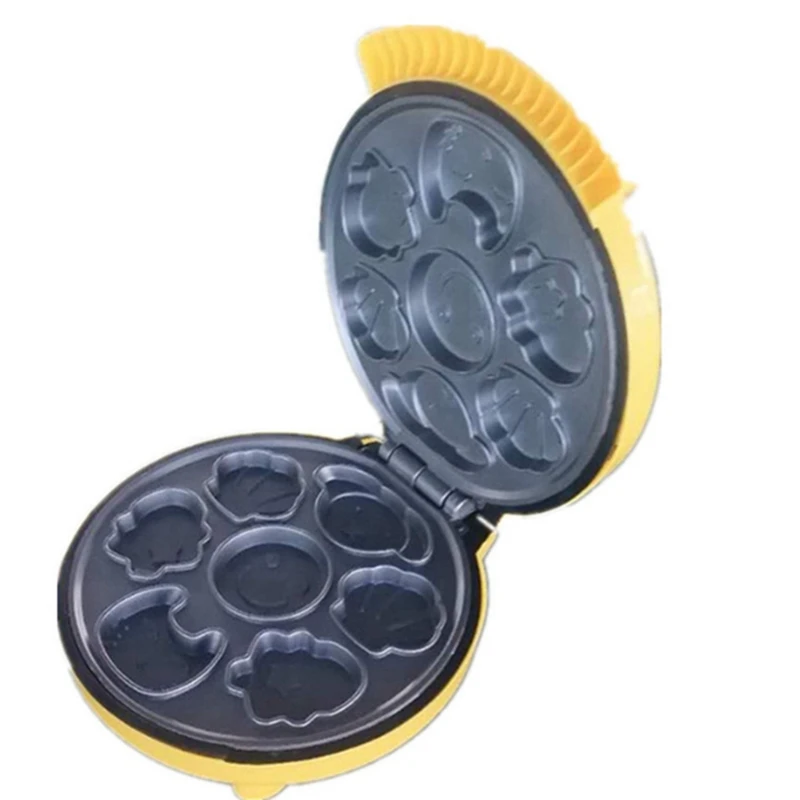 

Animal Waffle Maker Accessories Parts For Mini Waffle Biscuit With Baking Basket & Non-Stick Coating EU Plug
