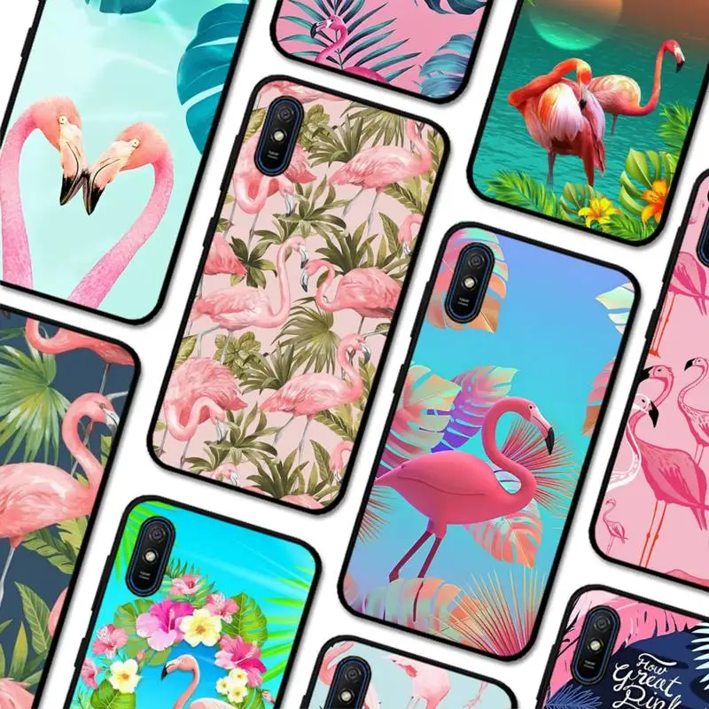 

Flamingo Phone Case for Redmi 5 6 7 8 9 A 5plus K20 4X S2 GO 6 K30 pro