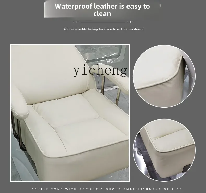 HSN глубокая керамическая раковина полуотводящая кровать для парикмахерской