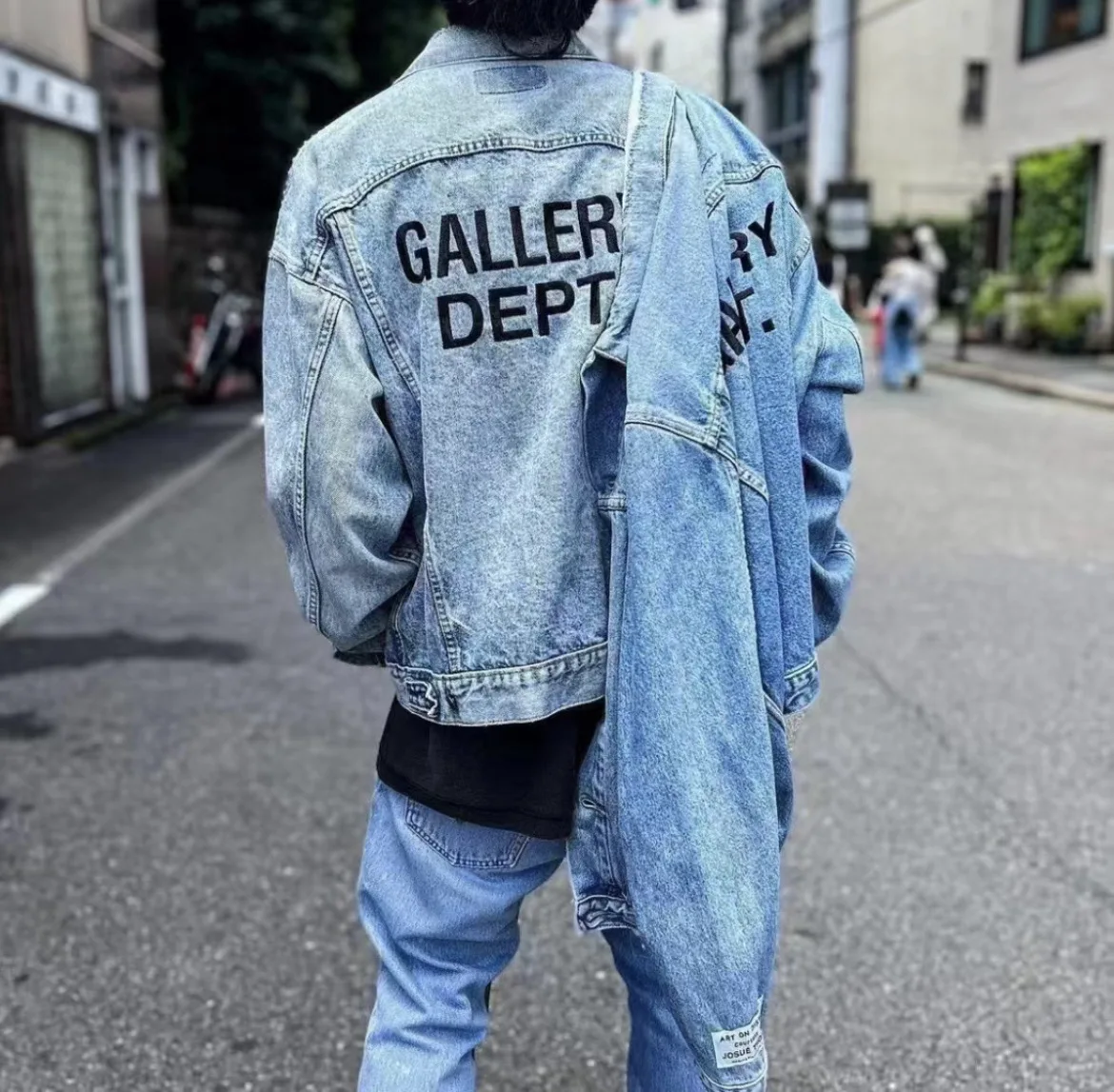 

GALLERY DEPT Spring Fall Men's Denim Jacket Washed Old Women's Vintage Coat