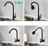 wall mount faucet with pull down sprayer commercial kitchen sink faucet brushed 304 stainless steel sink tap only cold water