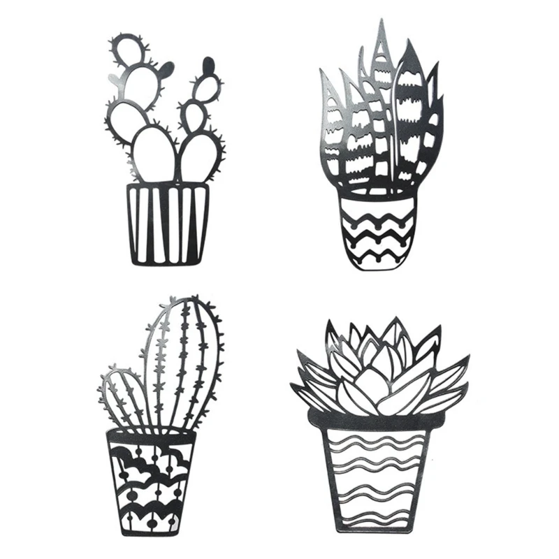 

Металлический знак растения в горшке, декор из кованого железа, подвесной кулон, поделки, Прямая поставка