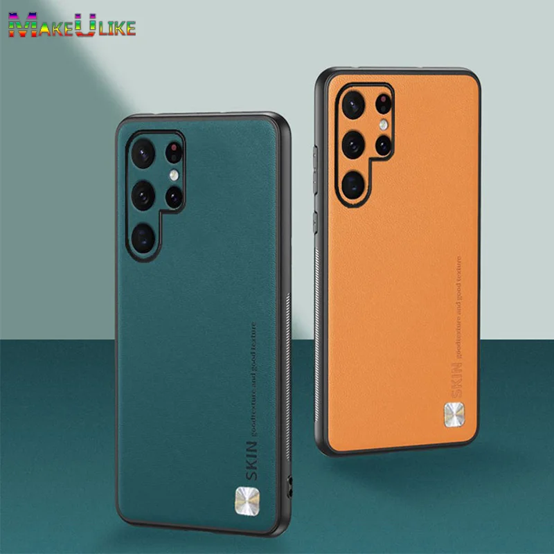 

Note20 Case for Samsung Galaxy Note 20 Ultra Case Ultra Thin Leather Silicone Bumper Note10 Cover for Samsung Note 10 Plus Case