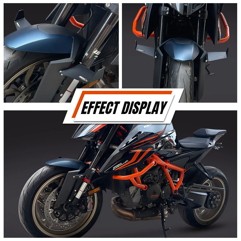 Переднее фиксированное крыло мотоцикла, улучшенное aerodynamic fin для KTM 1290 SUPER DUKE R с 2018 по 2023 (art.: 3920c68bfabc5) - 3920c68bfabc5