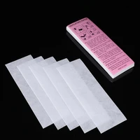100pcshair remove non woven body cloth disposable wax paper hair removal epilator wax strip removing unwanted hair on body