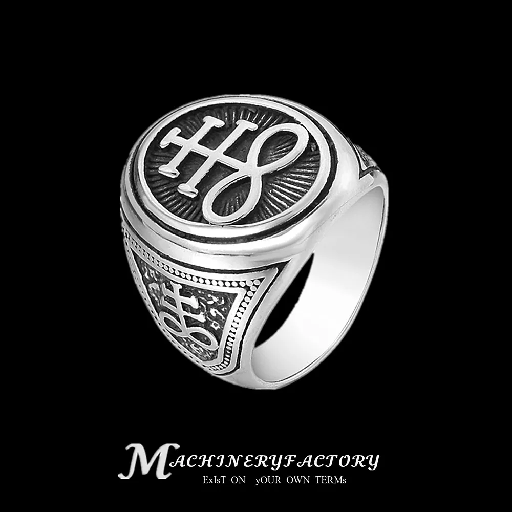

Mens Silver Color Pharaoh Symbol 316L Stainless Steel Biker Rings Punk Jewelry