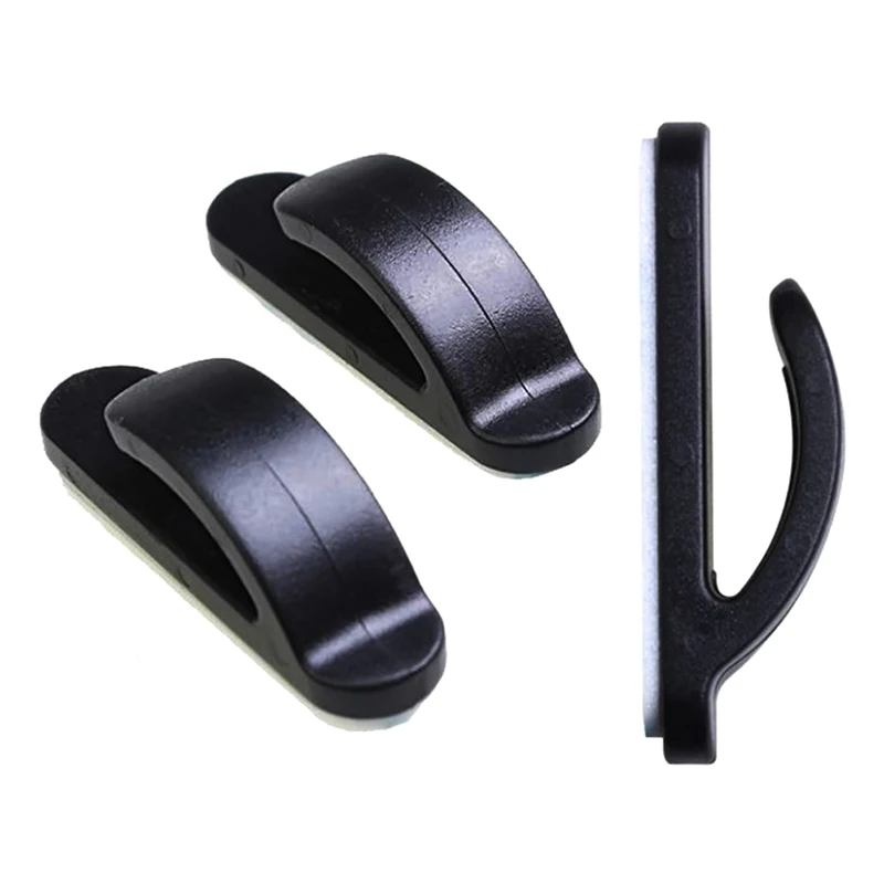 

New Style High Quality 2Pcs Convenient Black Auto SUV Car Truck Self Adhesive Hook Hanger Bag Purse Organizer Car Interior