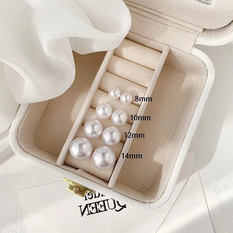 

INS Korean 925 Silver Needle Pearl Earrings Feminine Temperament High Sense Simple Earrings Wholesale Wedding Party Sexy Jewelry