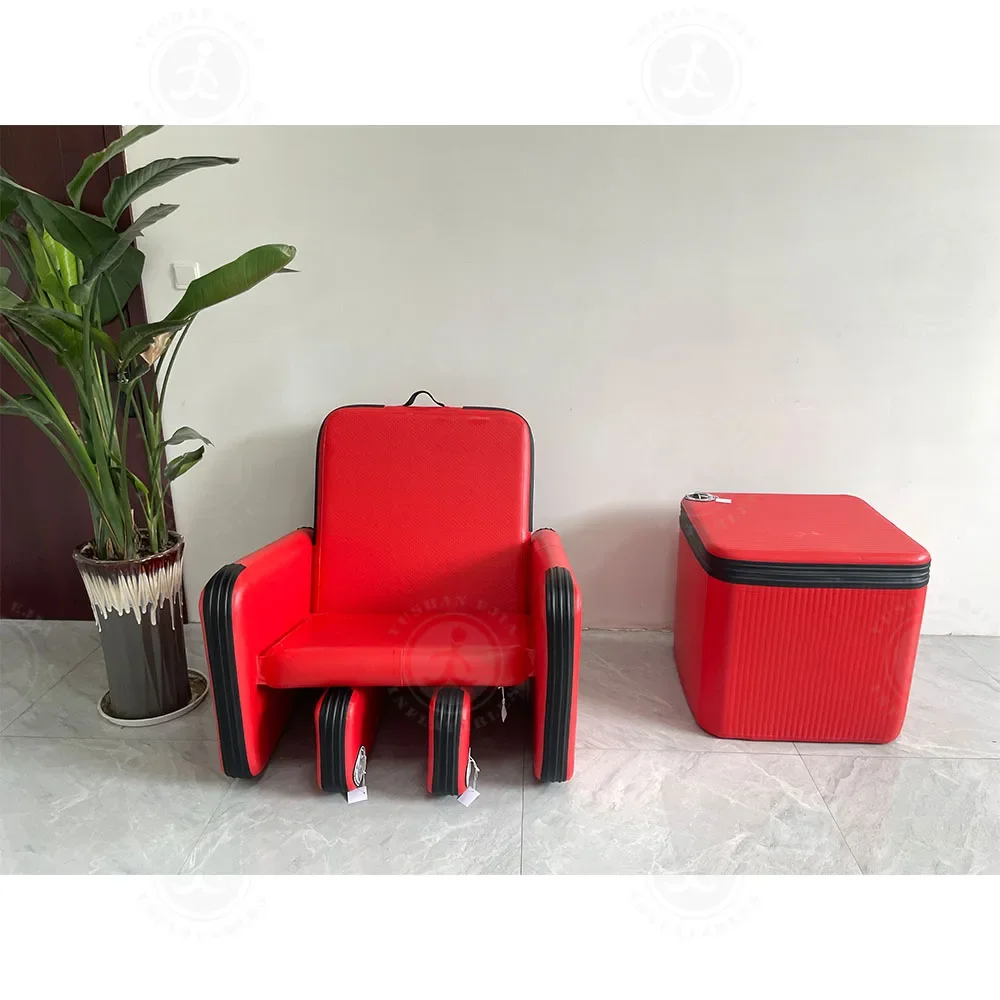 Надувной походный стул для взрослых надувной с дропшиком портативный DWF