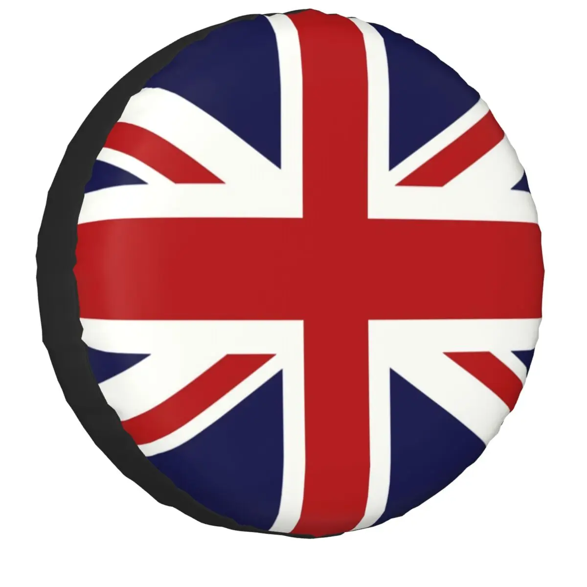 

Union Jack Flag Of The UK Spare Tire Cover Case Waterproof Dust-Proof Wheel Covers for Mitsubishi Pajero 14" 15" 16" 17" Inch