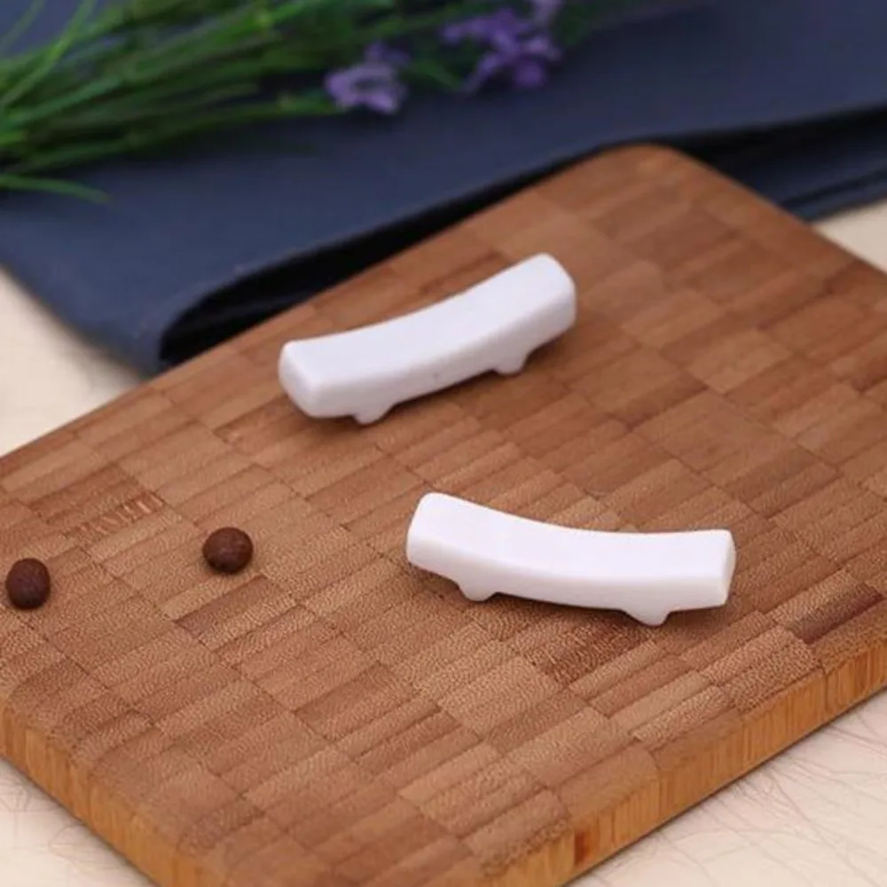 

100 шт. чистый белый керамический держатель для палочек стойка держатель для палочек коврик для палочек Уход Модная кухонная посуда