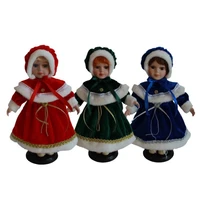 30 cm ceramic doll home decorations childrens play house toys mini plush doll girl plush toys surprise gifts for children